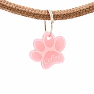 4-Unique-Dogs-Anhaenger-Pfote-rosa