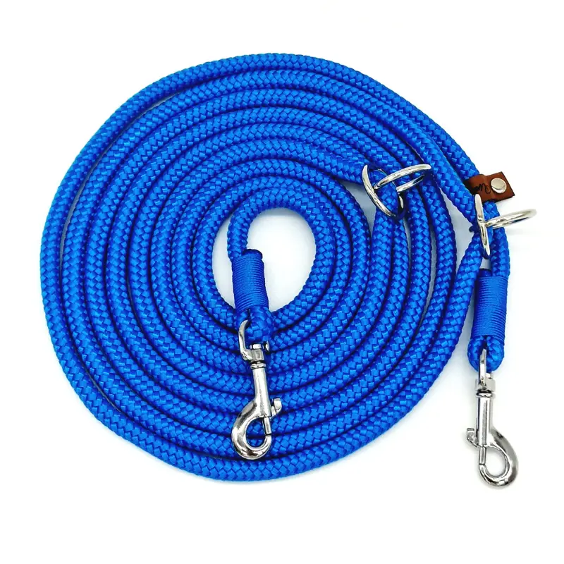 Hundeleine Dunkelblau 3m 2-fach stufenlos verstellbar Mini Hundeleine Dunkelblau 3m 2-fach stufenlos verstellbar Mini